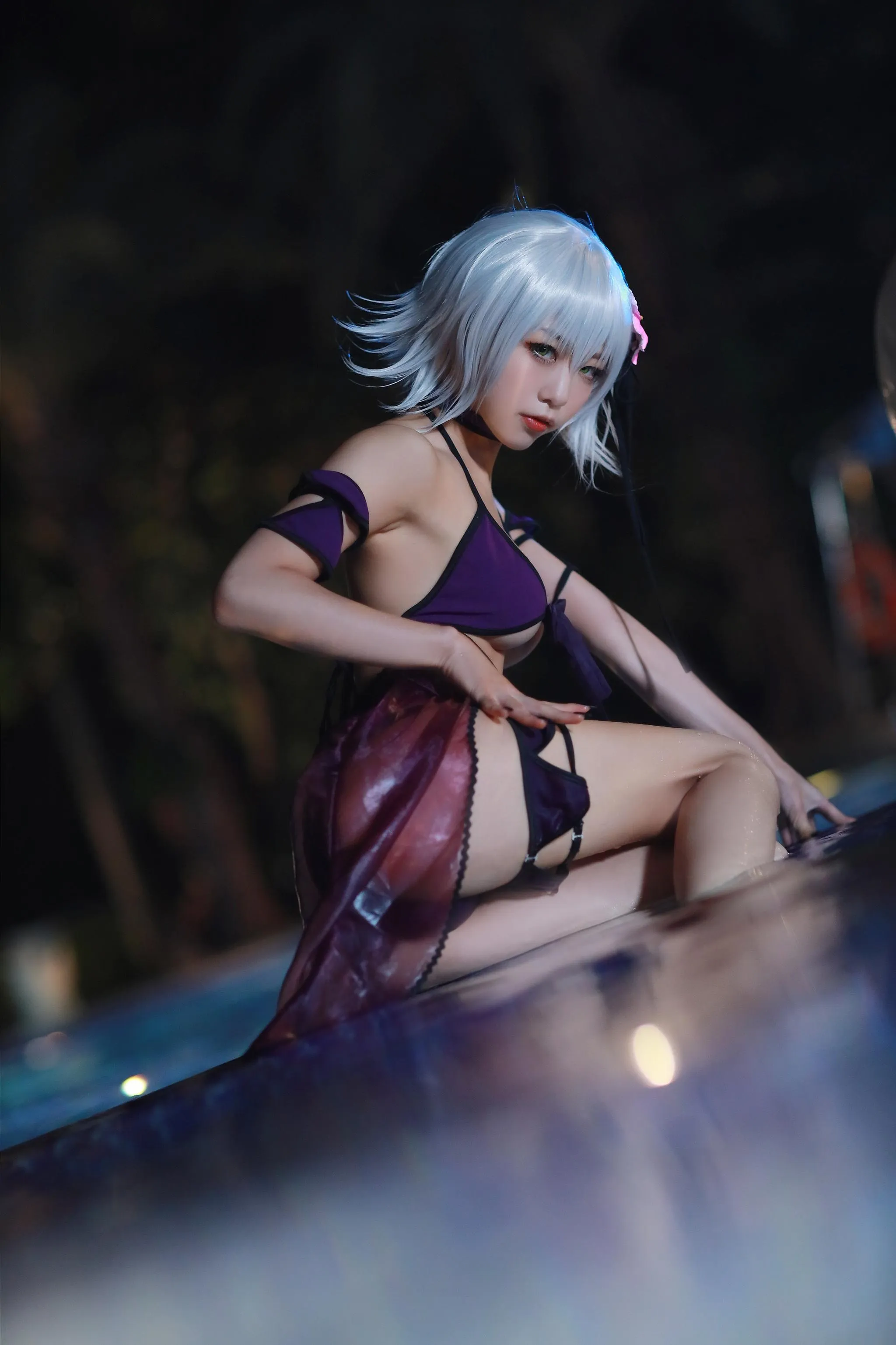 水淼Aqua – NO.70 贞德泳装 [41P]插图7
